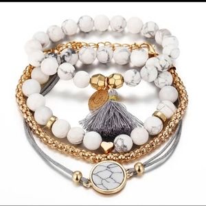 4 Pc. Tassel Bracelet Set